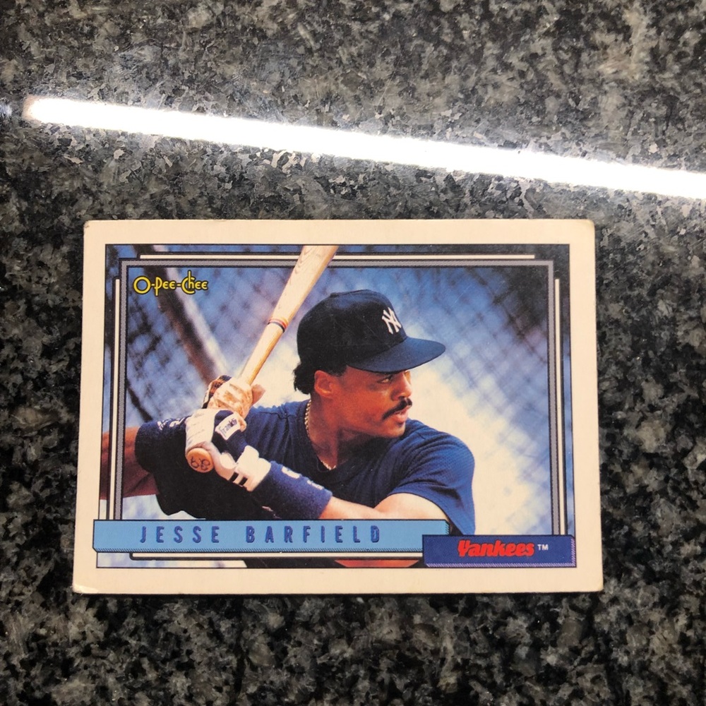 Jesse Barfield O Pee Chee 1992 #650 baseball card!!!